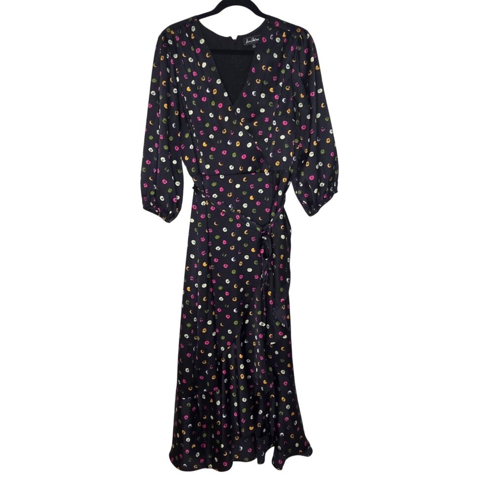 Sam Edelman Women's Multi-color Dot Faux-Wrap Dress